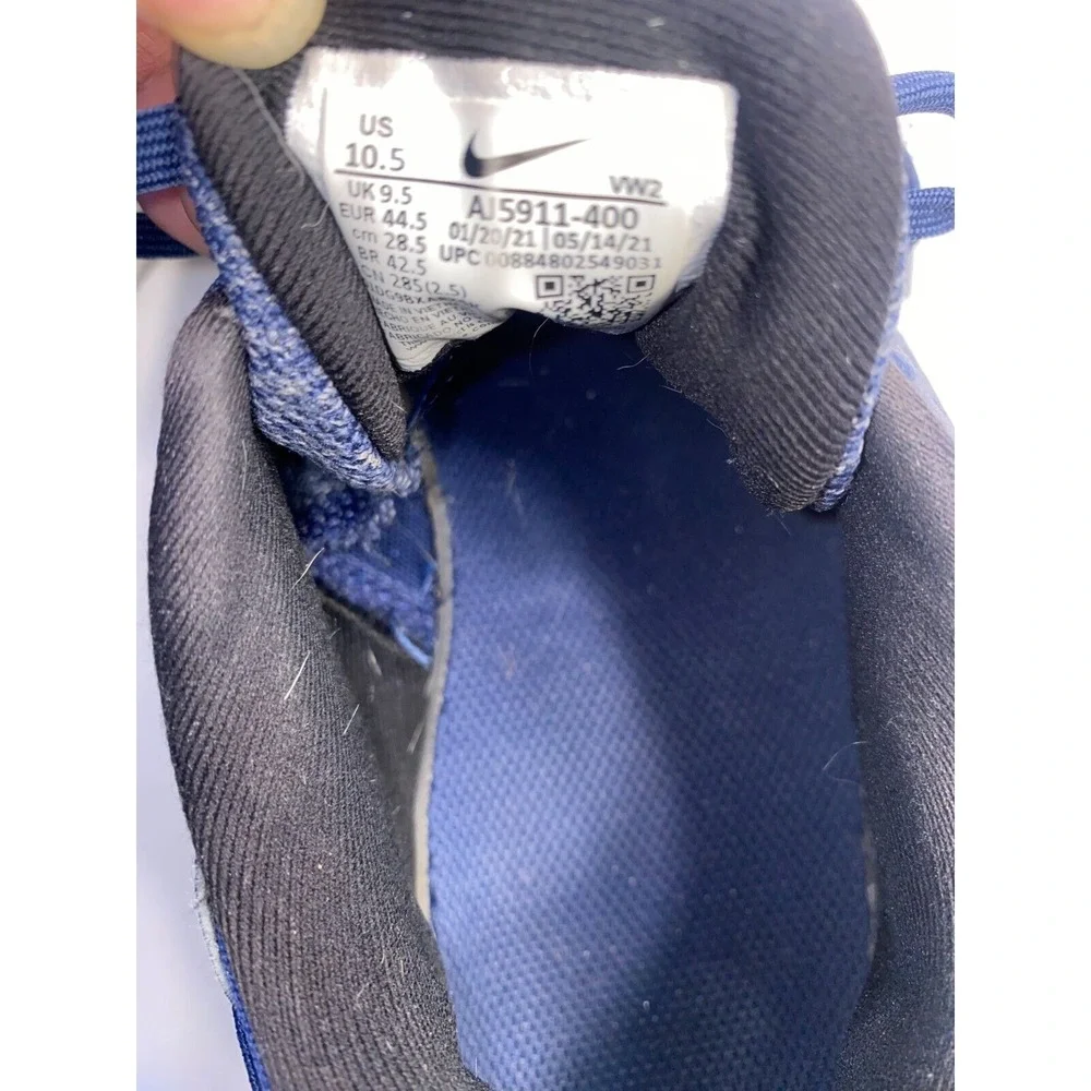 Nike Flex Control 3 Training Shoes Men Size 10.5 Blue Low Top Lace Up AJ5911-400